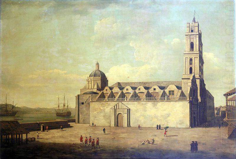Dominic Serres The Cathedral at Havana, August-September 1762 china oil painting image